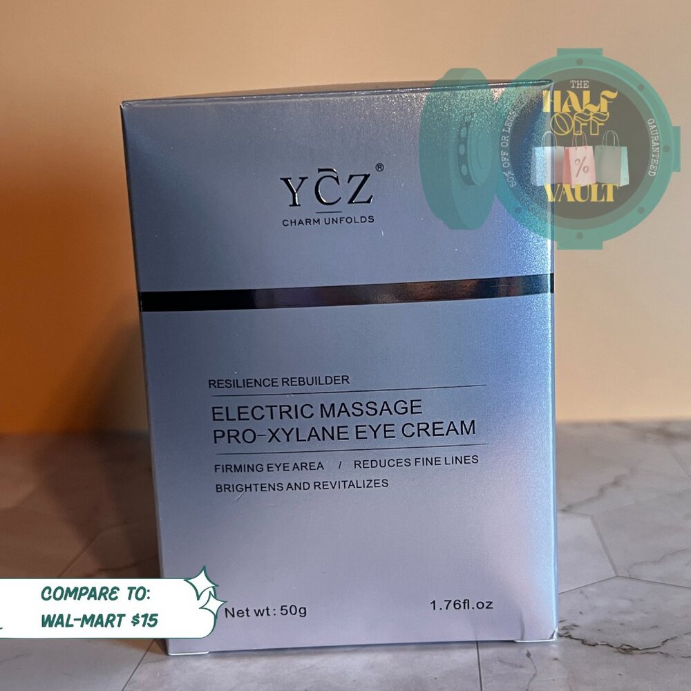 YCZ Electric Massage Eye Cream for Dark Circles, Fine Lines, Anti-Wrinkle, Firm
